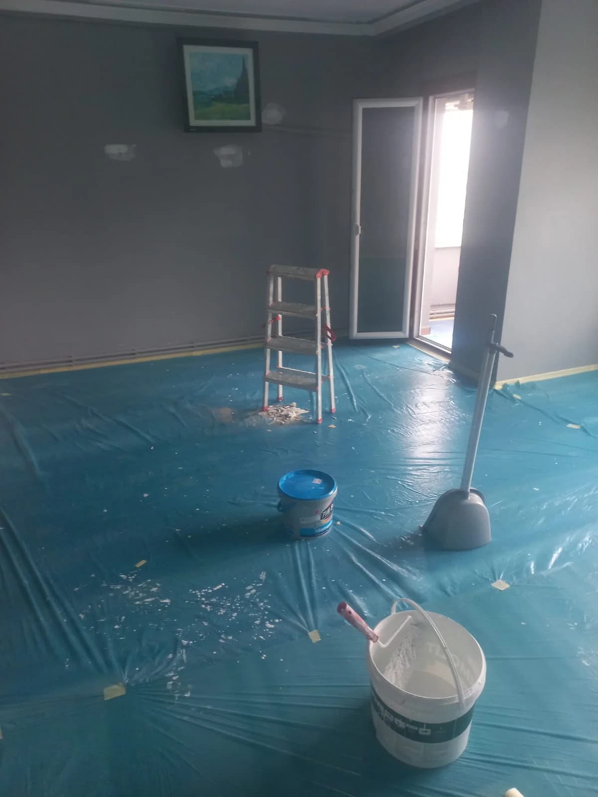 Oda iç cephe boya işi